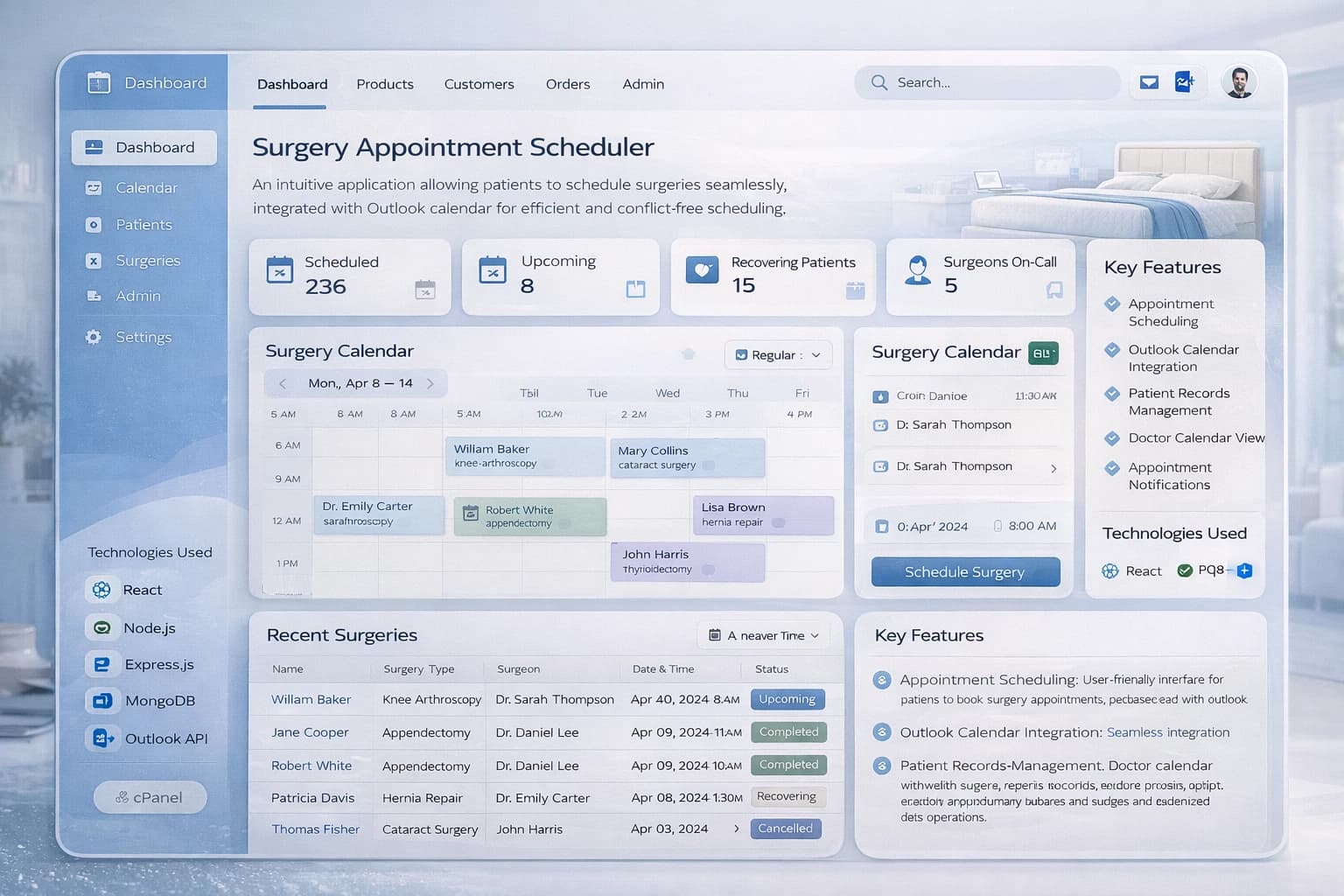 Surgery Appointment Scheduler